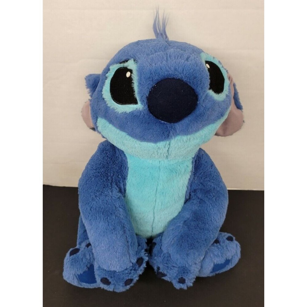 Disney Parks Leo & Stitch Stuffed Animal Toy Blue Large